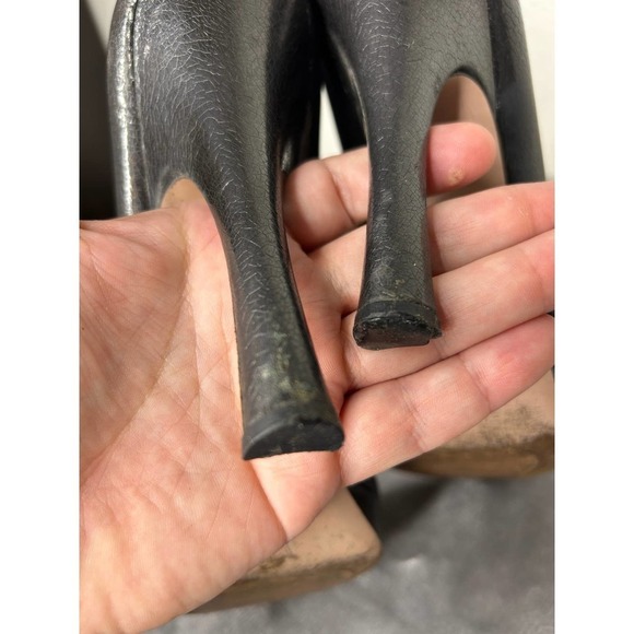 Prada Peeptoe Platform Heels 40 - Picture 9 of 16